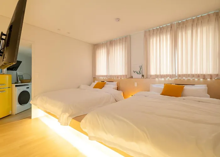 New#suite75#6 Min To Stn#premium Family Stay#luggage Storage#up To 4 Guests * ソウル特別市